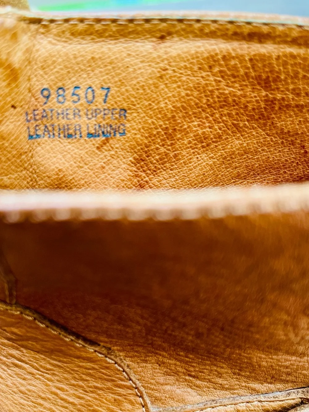 J. Crew Emmett Cognac Leather Wedge Ankle Boots in Women’s Size 8